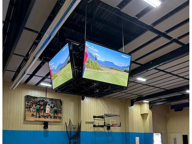 Basketball court LED display factory-the new favorite of sports venues[HDCOLOR]